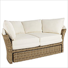 merxx "Lesly" completo in rattan sintetico con quadro alluminio naturale