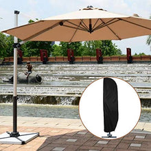 Fngedex, copertura per ombrellone da esterno, copertura impermeabile per ombrellone da giardino con cerniera