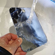 QLPXY Grande Specchio da Doccia Senza Nebbia, Specchio per Il Trucco Portatile da Barba da Viaggio Portatile, Specchio da Parete Adatto A Tutti I Bagni