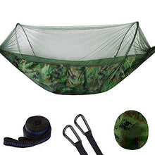 Duokon Amache da Giardino Lettino da Campeggio Portatile Amaca da Viaggio con Zanzariera(Mimetico)