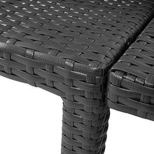 Lettino da esterno polyrattan HWC-A51 regolabile Premio antracite cuscino grigio