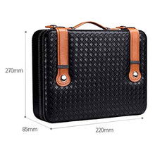 ZYING Nero Portable Cigar Idratante - portasigari di Corsa con umidificatore e igrometro