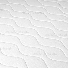 Materasso 120x190 cm Una Piazza e Mezza altezza 14 cm, in WaterFoam, tessuto AloeVera, indeformabile, anallergico ed antiacaro, rigidità media. Modello: Plus H14