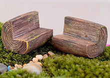 Da.Wa - Mini sedia da giardino con fata, per divano, decorazione per la casa, 2,5 x 1,2 cm