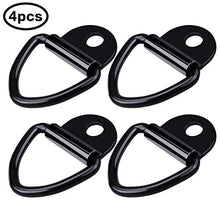 BESLIME Tie Down Ring - Anelli di Ancoraggio Ideali per bulloni di Ancoraggio su Camion, furgoni, Kayak, Fuoristrada ECC. 4 PCS