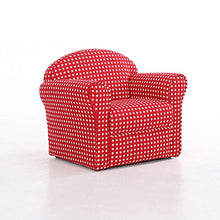BESISOON-HO Molto Confortevole e Tessuto è di buona qualità, i Roundy Kid's Boys Girls Sedia Gingham, Little Reader Sofa Red per L'Ufficio a casa