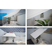 Panno ombreggiante 80% UV Block Sun Shade Sails con Occhielli, Bianco Sunblock Ombra Tarp Netto per Outdoor Patio Giardino Serra, 150g / ㎡ (Size : 6×8m)