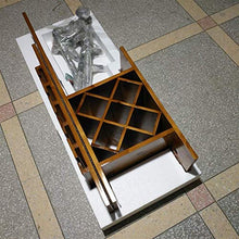 Leifeng Tower Classico Wine Rack Appeso a Parete in Legno Combinazione Governo del Vino della Decorazione della casa Rack Bar Reception Bagagli Vino Rack Rack Calice Rack, 115X23X65cm Wine Rack
