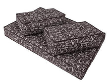 TS - Cuscino per pallet, 120 x 80 x 12 cm, colore: Marrone caffè