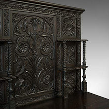 Antico Carlo II Revival Comò Inglese, Rovere, Credenza Vittoriana C.1880