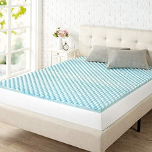 Zinus Topper in Schiuma Memory con Motivo a Spirale, 3,8 cm, Foam, 100 x 200 cm