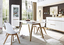 Möbel-Store24 M52242WE5 - Armadio in MDF impiallacciato, 85 cm, colore: Bianco opaco