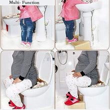 JSJE Sgabello da Toilette di bambù accovacciata, Sgabello Portatile Sgabello Addensato Donne Incinte per Le Donne igieniche Step, per Adulti ed Anziani, Allenamento vasin