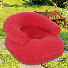 Gxju - Mobili da giardino e da esterno, per camera da letto, balcone, divano singolo e piccolo, colore: rosso gonfiabile
