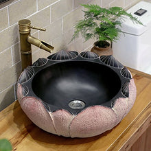 Creativo lavabo sopra lavabo da appoggio bagno Balcone Lavatoio Art Retro Style Home Wash Plate (45x17cm) Lavandini bagno