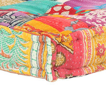 vidaXL Cuscino per Divano con Pallet Multicolore Tessuto Patchwork