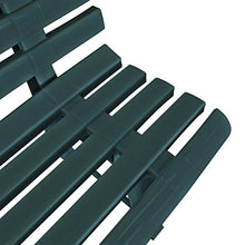 Tuduo - Panchina da giardino, 145,5 x 49 x 74 cm, in plastica, colore: Verde