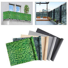Karpal - Protezione da sguardi indiscreti per balcone, 75 x 600 cm, con protezione UV, fascette per cavi e occhielli