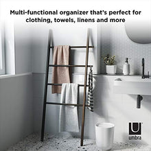 Umbra HUB Scala Nera/Noce, Legno, Nero, 152.00x41.00x3.80 cm