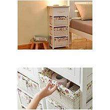 Comodino GCX- comodino moderno in legno massello con forte capacità di cuscinetto per camera da letto, studio, ecc moda, Legno, 36×28×42cm