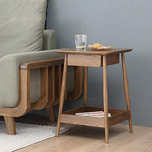 DGHJK Mobili per la casa, Comodino in Legno massello con cassettiera Comodino Divano 41 x 41 x 61 cm