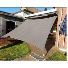 BASA Vela Parasole Impermeabile 3 * 6M Area Fredda Rettangolare, Protezione UV, Tettoia per Terrazza con Corda Libera