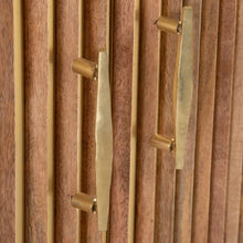 DenZZO - Armadio in legno naturale 2 ante oro