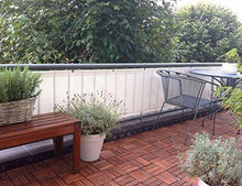 LIUNA Paravento in Rete per Recinzione per Privacy per Balcone, Piscina, Veranda, Ringhiere, Giardinaggio(Size:0.9x1.5m,Color:Bianca)