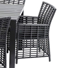 XONE Poltrona Flag Colore Grigio in Alluminio e polyrattan con Cuscino | Dimensioni 60x64x85 cm