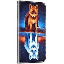 Saceebe Compatibile con Galaxy S20 Custodia pelle Cover a libro PU Wallet Flip Case Pelle Cover [Custodia in pelle Dipinto con cordino] Portafoglio Custodia Morbido,volpe