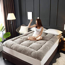 Materassi Tatami Materassi Addensare Warm Universale Pad Quilt (Colore : Grigio, Dimensione : 200x220cm)