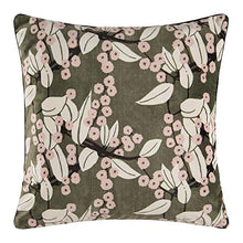 MADURA - Fodera per Cuscino Hanami 40x40 cm Verde e Rosa Soggiorno Camera da Letto Decorazione