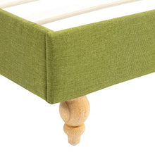 Tidyard Giroletto con Luci LED Verde in Tessuto 120x200 cm