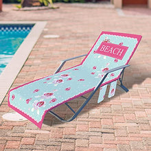Sdfsa - Coprisedia portatile per piscina, con tasche laterali, per prendisole, per piscina, sdraio, per vacanze