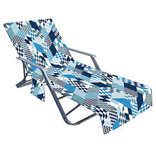 sdfsa - Telo coprisedia da spiaggia con tasche laterali in spugna, per piscina, chaise longue e chaise