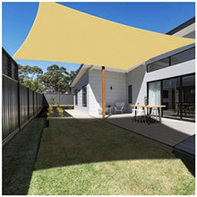 DUCCM Vela Parasole 3.6x3.6m,Tenda Parasole Esterno, Anti-Raggi UV,Giardino, Cortile, per Giardino, Balcone & Terrazza Tende da Sole per Esterno