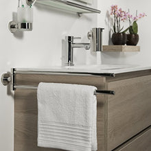 Tiger Boston Portasciugamani a 2 Bracci, Acciaio Inox Lucidato, 5 x 9,5 x 51 cm