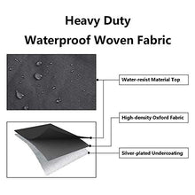 Suading, copertura impermeabile per sedia a dondolo da appendere per patio, resistente al vento, protezione per mobili da giardino, 75 H x 114,3 cm D