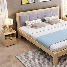 H-CAR Armadietto da Comodino in Legno massello Armadietto da Camera da Letto Minimalista Moderno Semplice, Piccolo armadietto, Comodino