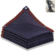 WQZF Rete Ombreggiante Nera Criptata Multifunzionale, Grado di Resistere alla Luce del Sole al Vento, per Giardini Balconati di Animali Domestici Altri Luoghi,5x5m(16 * 16ft)