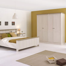 YUKA M-104 - Armadio contemporaneo in rovere bianco