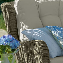 Loberon Poltrona Boyle, Marrone/Crema