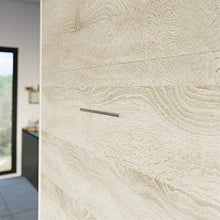 SMARTBett Letto a Scomparsa Basic Letto Ribaltabile Letto a Muro (90x200 Verticale, Bianco/Rovere Sonoma Parte Frontale)