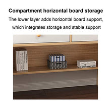 Scrivania Home Office con scrittoio con libreria, Scrivania da Studio Semplice Piccola scrivania per Computer Desktop con cassetti, Stile Moderno e Semplice, Risparmio di Spazio