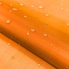 Confezione da 4 federe decorative impermeabili per esterni, 45 x 45 cm, per balcone, patio, divano (arancione, 4 confezioni da 45 x 45 cm)