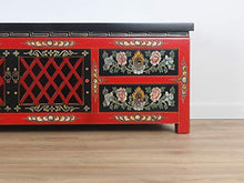 Yajutang Credenza in stile tibetano, realizzata a mano e dipinta a mano