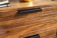 KADIMA DESIGN Comodino Sheesham Nachtkommode alta scatola molla comodino