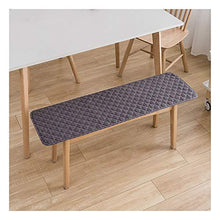 Cuscino lungo per panca,cuscino per panca da giardino,2 o 3 posti,materasso di ricambio per interni ed esterni,Interno All'aperto Lungo Cuscino Pastiglie Rettangolari Cuscino-Grigio scuro 150×40cm(59×