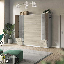 SMARTBett Armadio con 2 cassetti, 50 cm, colore: bianco/rovere