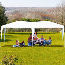 DREAMADE Gazebo da Giardino Tenda da Giardino Tendone da Esterno Pieghevole e Impermeabile,3X6m (Bianco)